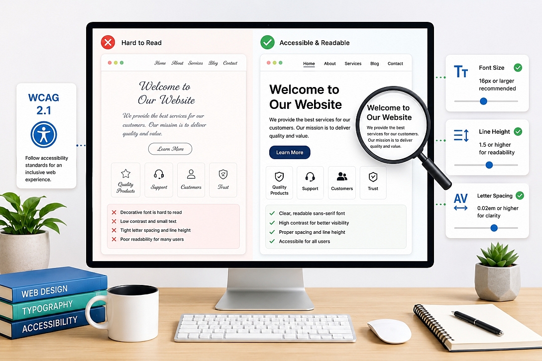 accessible ux design comparison