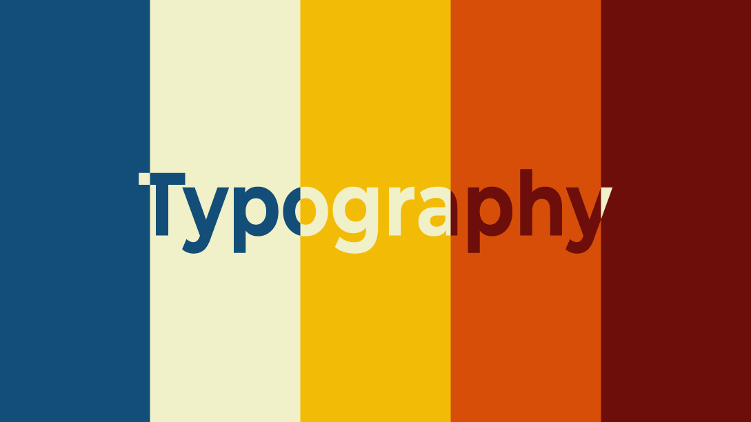 colours in typography