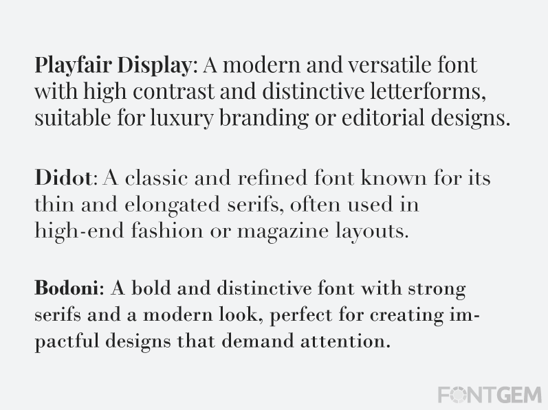 perfect typeface display serif fonts