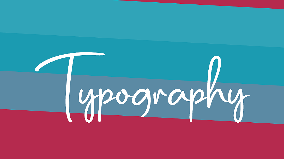 script and cursive typography