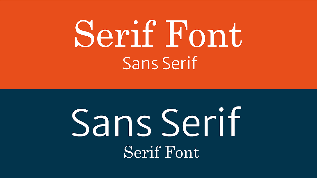 serif sans serif pairing
